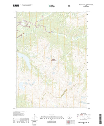 United States Geological Survey Bradfield Canal A-5 NE, AK (2021, 25000-Scale) digital map