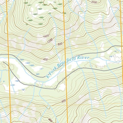 United States Geological Survey Bradfield Canal A-5 NE, AK (2021, 25000-Scale) digital map