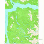 United States Geological Survey Bradfield Canal A-6, AK (1955, 63360-Scale) digital map