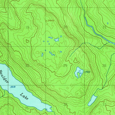 United States Geological Survey Bradfield Canal A-6, AK (1955, 63360-Scale) digital map