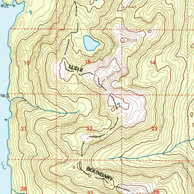 United States Geological Survey Bradfield Canal A-6, AK (2000, 63360-Scale) digital map