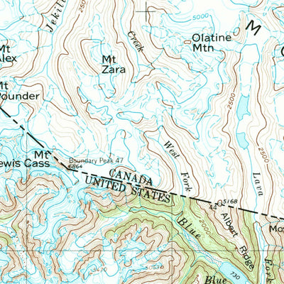 United States Geological Survey Bradfield Canal, AK (1955, 250000-Scale) digital map