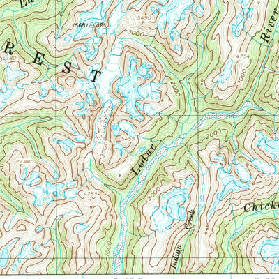 United States Geological Survey Bradfield Canal, AK (1955, 250000-Scale) digital map