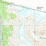 United States Geological Survey Bradfield Canal B-3, AK (1955, 63360-Scale) digital map