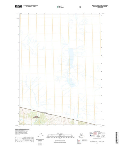 United States Geological Survey Bradfield Canal B-3 NW, AK (2021, 25000-Scale) digital map