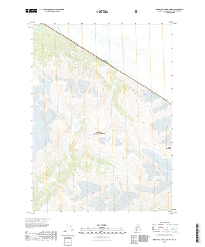 United States Geological Survey Bradfield Canal B-4 NW, AK (2021, 25000-Scale) digital map