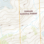 United States Geological Survey Bradfield Canal B-4 SE, AK (2021, 25000-Scale) digital map
