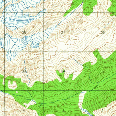 United States Geological Survey Bradfield Canal B-5, AK (1955, 63360-Scale) digital map