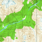 United States Geological Survey Bradfield Canal B-5, AK (1955, 63360-Scale) digital map
