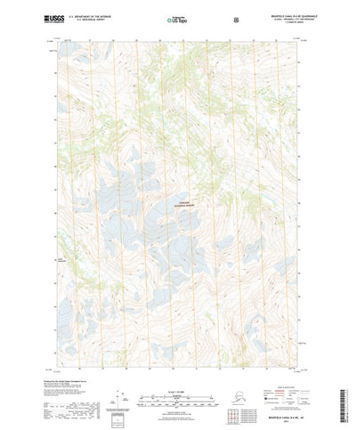 United States Geological Survey Bradfield Canal B-6 NE, AK (2021, 25000-Scale) digital map