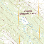 United States Geological Survey Bradfield Canal B-6 NW, AK (2021, 25000-Scale) digital map