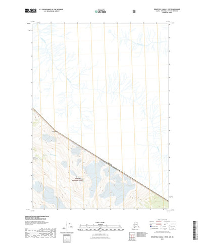 United States Geological Survey Bradfield Canal C-5 SE, AK (2021, 25000-Scale) digital map