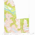 United States Geological Survey Bradfield Canal C-6, AK (1955, 63360-Scale) digital map