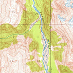 United States Geological Survey Bradfield Canal C-6, AK (1955, 63360-Scale) digital map