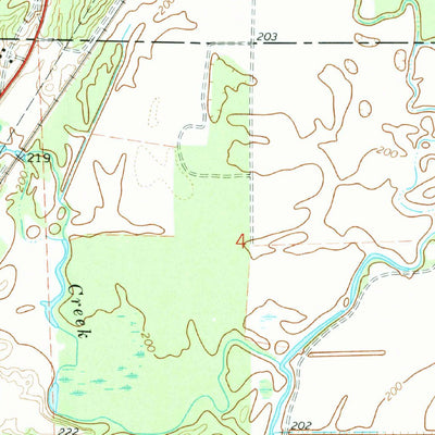 United States Geological Survey Bradford, AR (1968, 24000-Scale) digital map