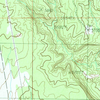 United States Geological Survey Bradford Canyon, UT (1985, 24000-Scale) digital map