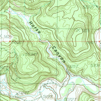 United States Geological Survey Bradford Canyon, UT (1985, 24000-Scale) digital map