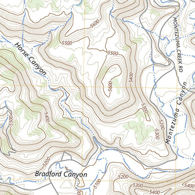 United States Geological Survey Bradford Canyon, UT (2023, 24000-Scale) digital map