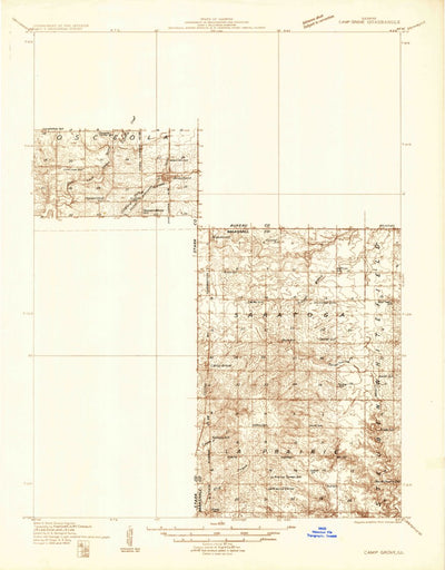 United States Geological Survey Bradford, IL (1933, 48000-Scale) digital map