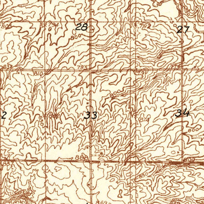 United States Geological Survey Bradford, IL (1933, 48000-Scale) digital map