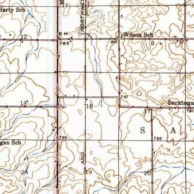 United States Geological Survey Bradford, IL (1945, 62500-Scale) digital map