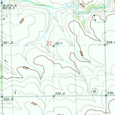 United States Geological Survey Bradford, IL (1983, 24000-Scale) digital map