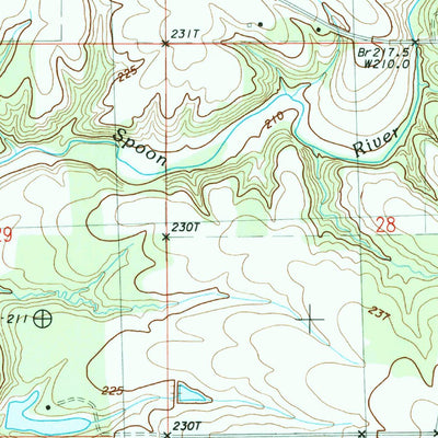 United States Geological Survey Bradford, IL (1983, 24000-Scale) digital map