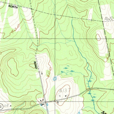 United States Geological Survey Bradford, ME (1983, 24000-Scale) digital map