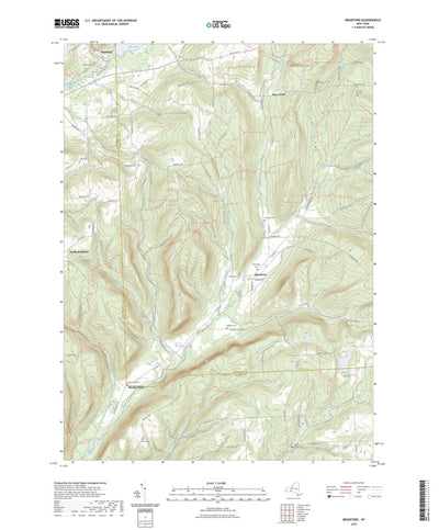 United States Geological Survey Bradford, NY (2023, 24000-Scale) digital map