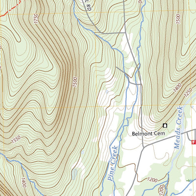 United States Geological Survey Bradford, NY (2023, 24000-Scale) digital map