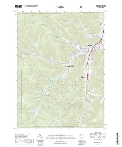United States Geological Survey Bradford, PA (2023, 24000-Scale) digital map