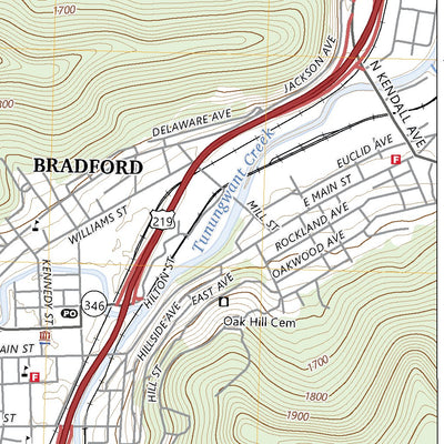 United States Geological Survey Bradford, PA (2023, 24000-Scale) digital map