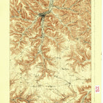 United States Geological Survey Bradford, PA-NY (1926, 62500-Scale) digital map