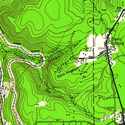United States Geological Survey Bradford, PA-NY (1941, 62500-Scale) digital map