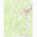 United States Geological Survey Bradford, PA-NY (1969, 24000-Scale) digital map