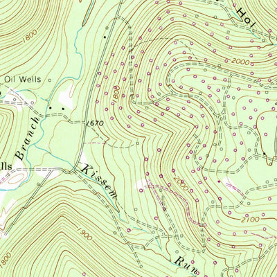 United States Geological Survey Bradford, PA-NY (1969, 24000-Scale) digital map