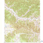 United States Geological Survey Bradfordsville NE, KY (1953, 24000-Scale) digital map