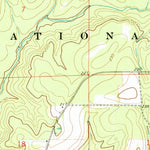 United States Geological Survey Bradley, AL (1971, 24000-Scale) digital map