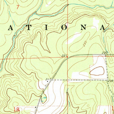 United States Geological Survey Bradley, AL (1971, 24000-Scale) digital map