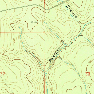 United States Geological Survey Bradley, AL (1971, 24000-Scale) digital map