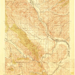 United States Geological Survey Bradley, CA (1919, 62500-Scale) digital map