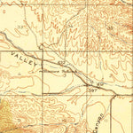 United States Geological Survey Bradley, CA (1919, 62500-Scale) digital map