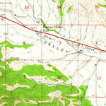 United States Geological Survey Bradley, CA (1948, 62500-Scale) digital map