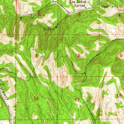 United States Geological Survey Bradley, CA (1948, 62500-Scale) digital map