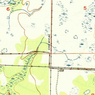 United States Geological Survey Bradley Junction, FL (1950, 24000-Scale) digital map