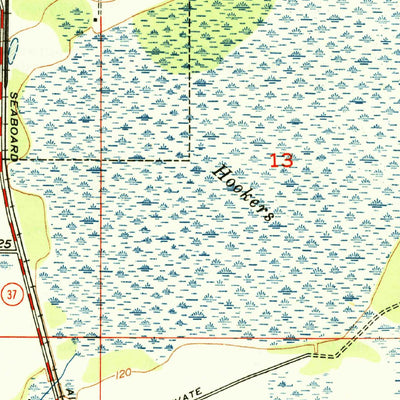 United States Geological Survey Bradley Junction, FL (1950, 24000-Scale) digital map
