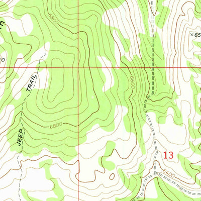 United States Geological Survey Bradley Mountain, ID (1968, 24000-Scale) digital map