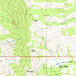 United States Geological Survey Bradley Mountain, ID (1968, 24000-Scale) digital map