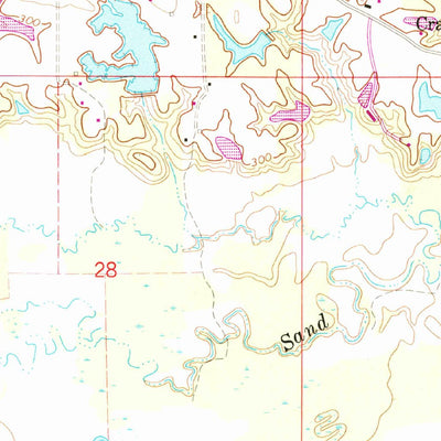 United States Geological Survey Bradley, MS (1965, 24000-Scale) digital map