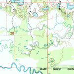 United States Geological Survey Bradley, MS (2000, 24000-Scale) digital map